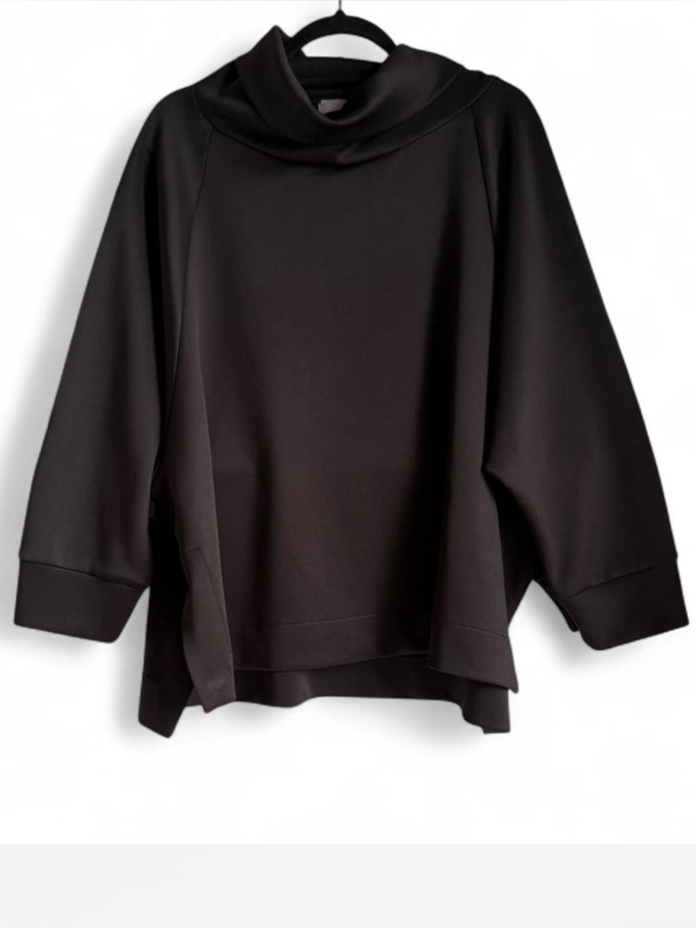 CHALET ET CECI Black
 Relaxed Black Cowl Neck Sweater